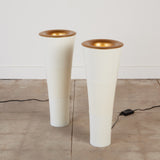 Pair of IKEA Postmodern "Fackla" Floor Lamps