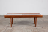John Keal for Brown Saltman Coffee Table with Glass Top