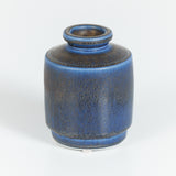 Wilhelm Kåge Blue Glazed Fish Vase for Gustavsberg Studio