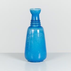 Arnold Zahner Large Scale Blue Glazed Ceramic Vase