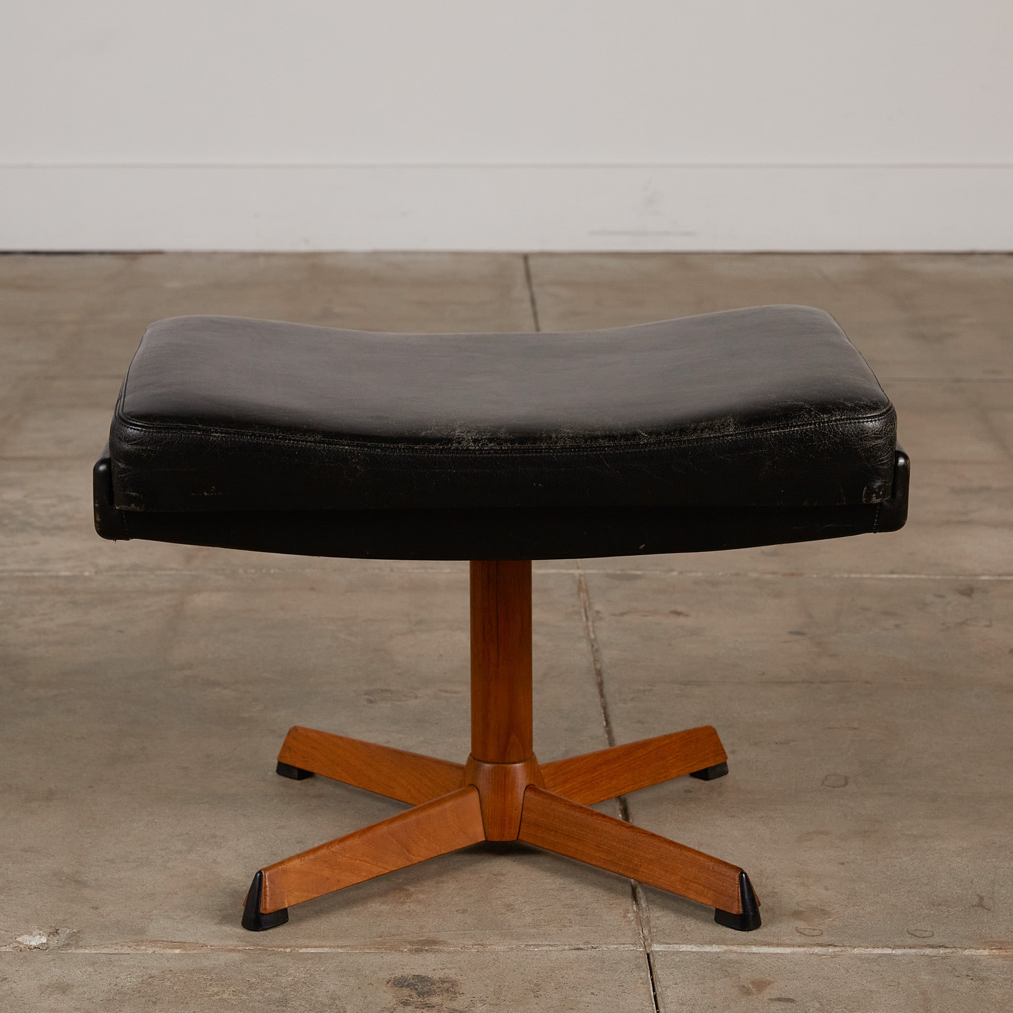 Madsen & Schübell Leather Lounge Chair and Ottoman