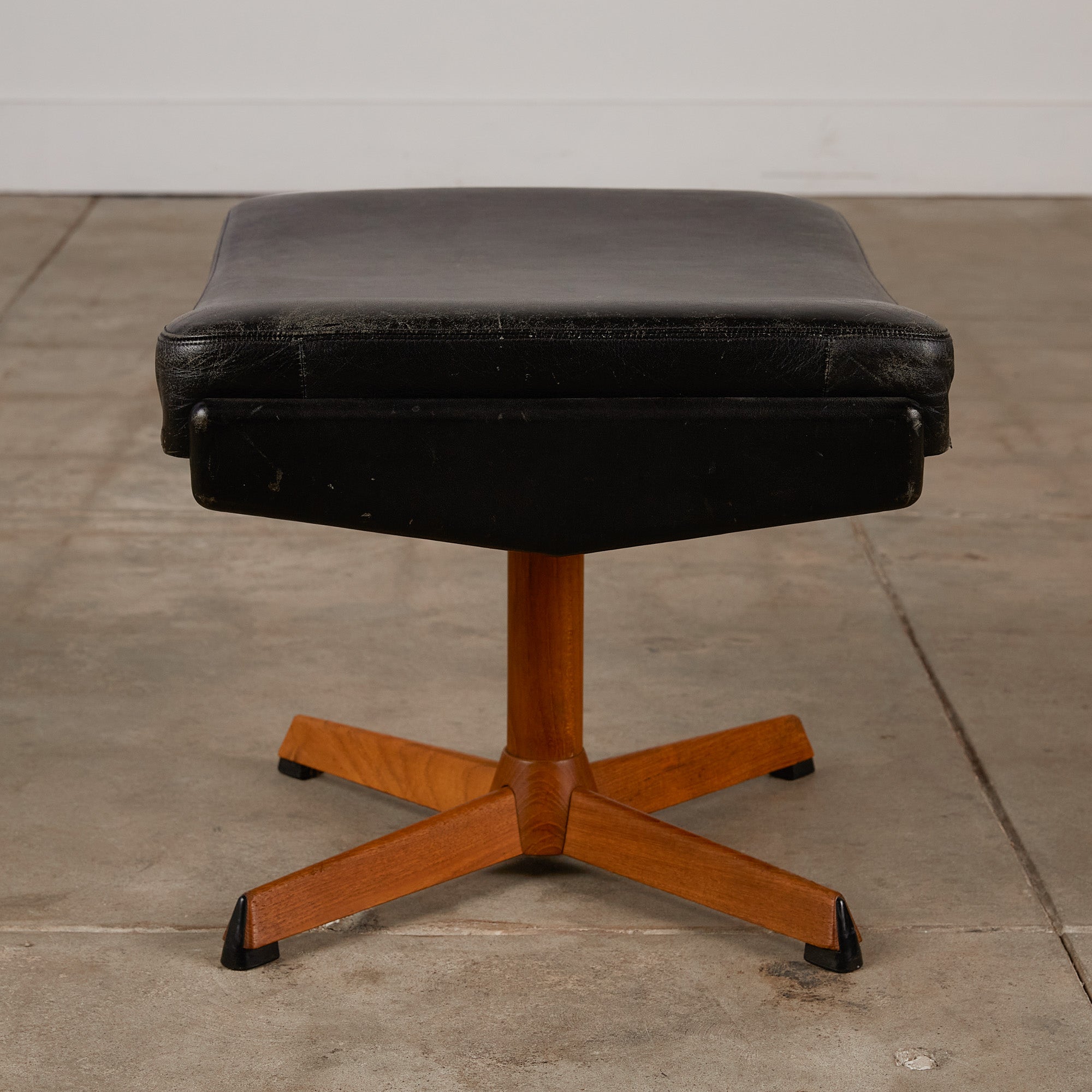 Madsen & Schübell Leather Lounge Chair and Ottoman