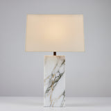 Marble Table Lamp in the Style of T.H. Robsjohn-Gibbings