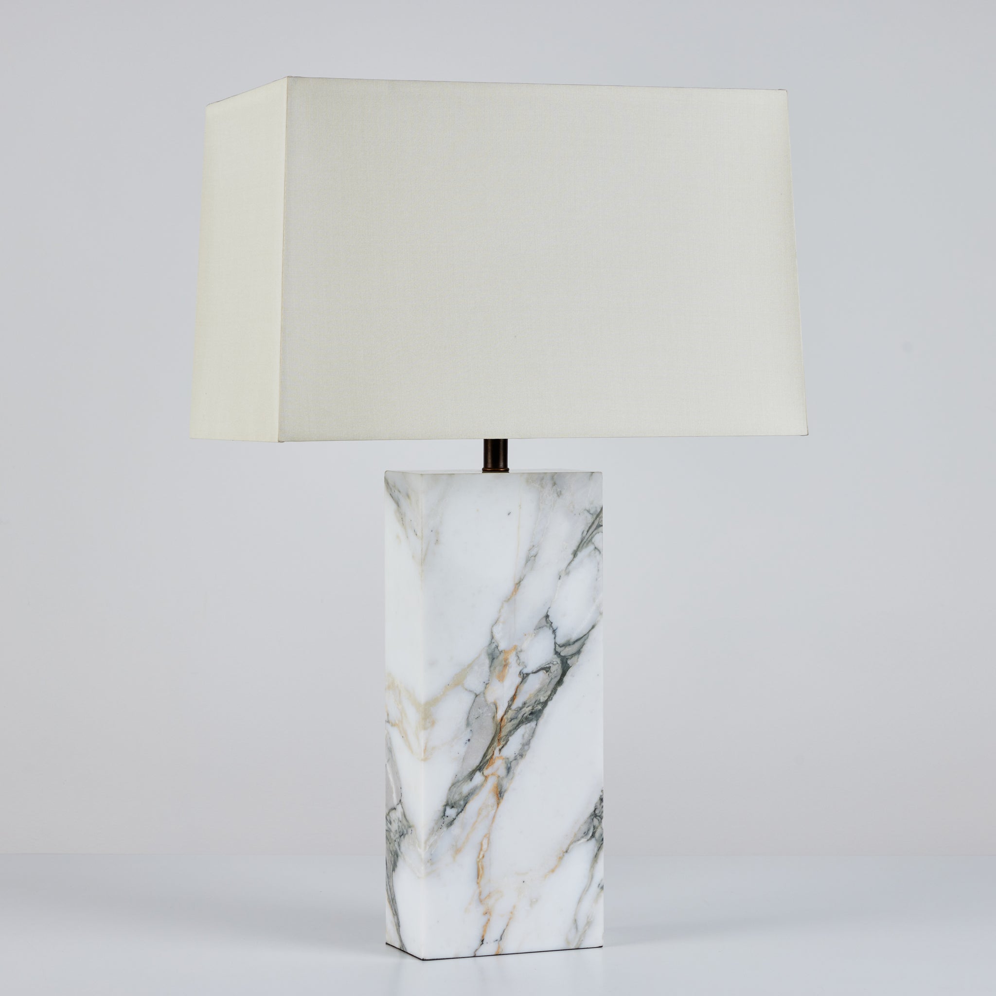 Marble Table Lamp in the Style of T.H. Robsjohn-Gibbings