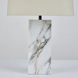 Marble Table Lamp in the Style of T.H. Robsjohn-Gibbings