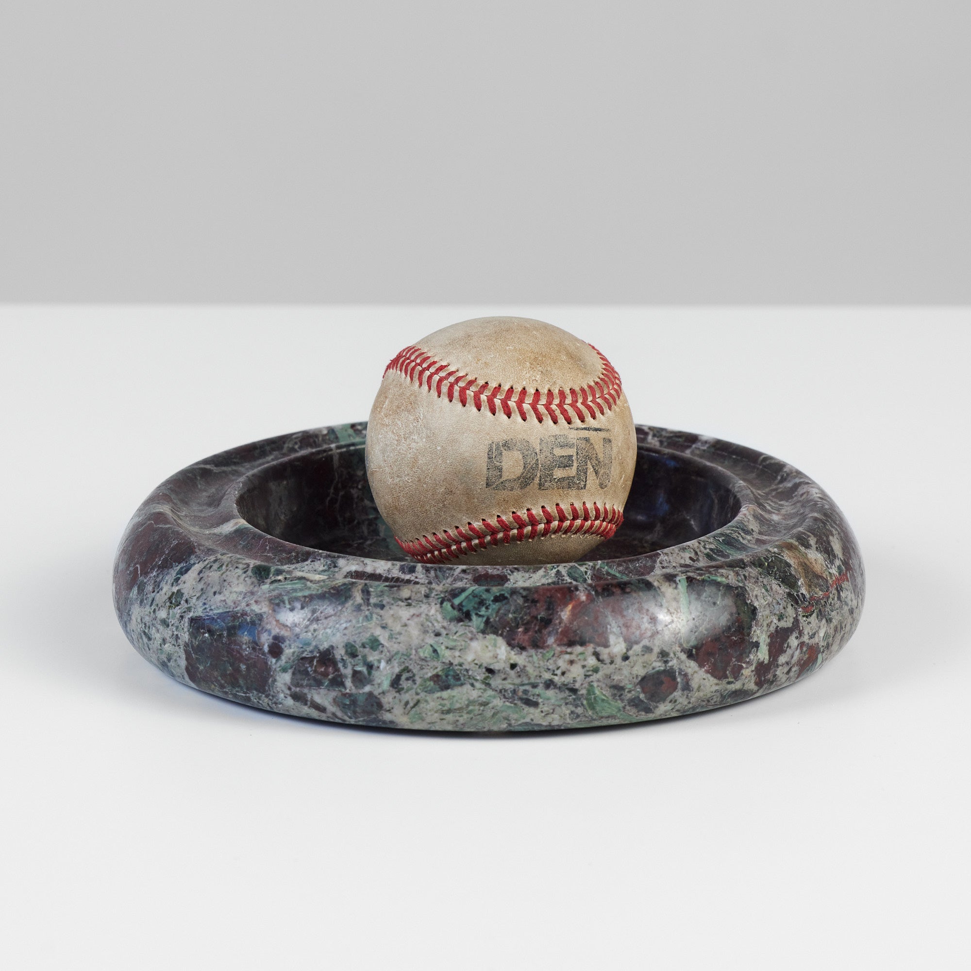 ON HOLD ** Angelo Mangiarotti Style Marble Ashtray