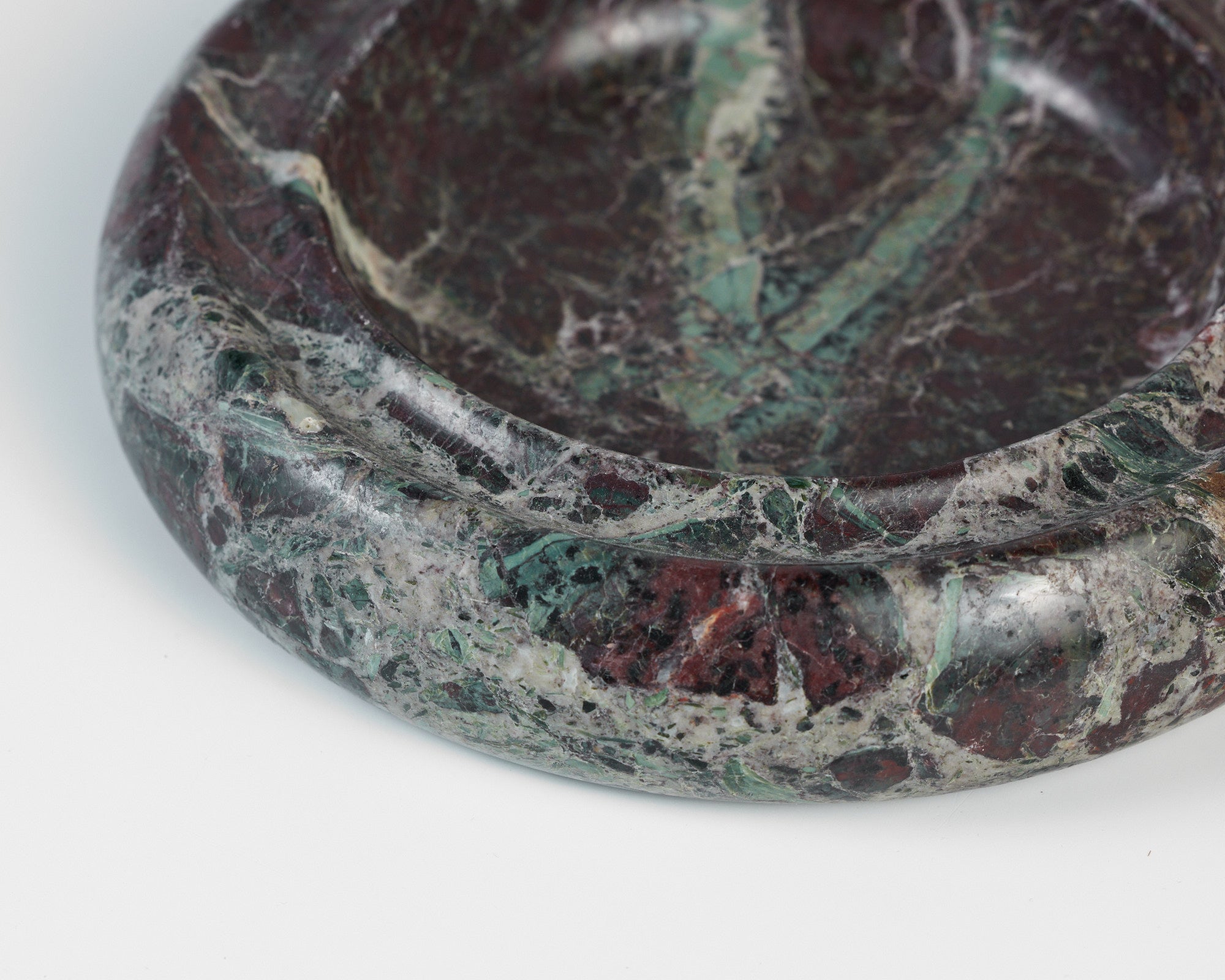 ON HOLD ** Angelo Mangiarotti Style Marble Ashtray