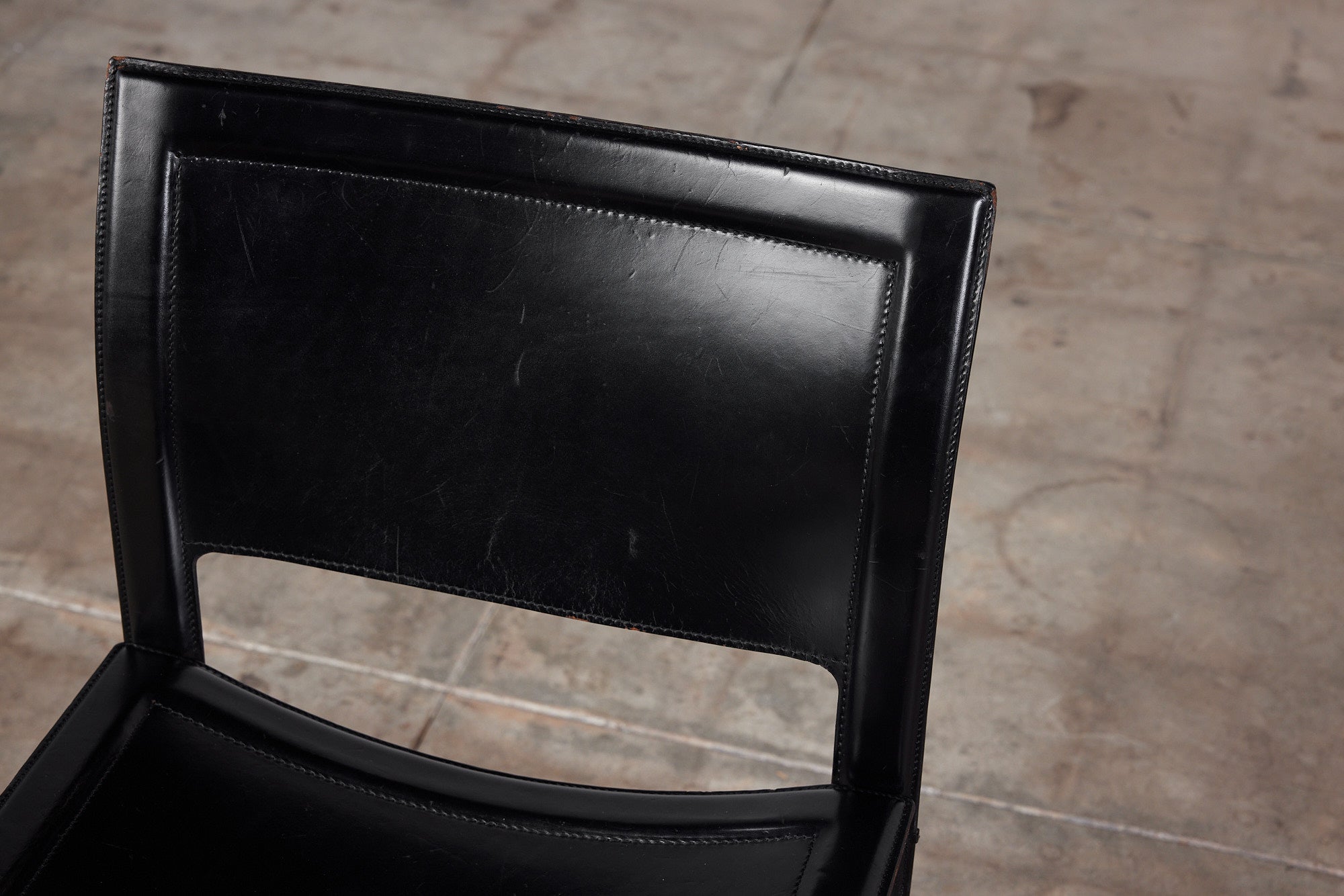 Matteo Grassi Leather Side Chair