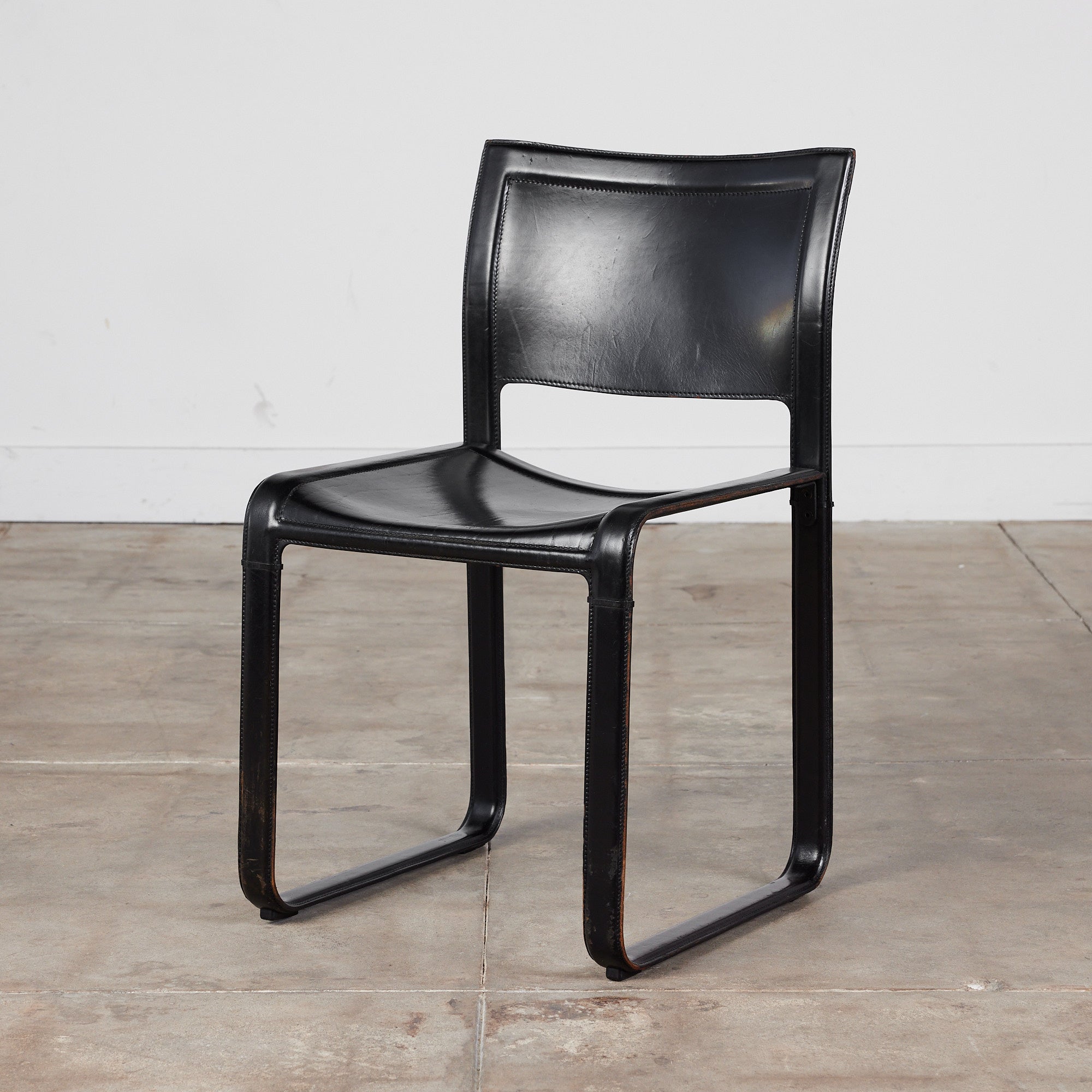 Matteo Grassi Leather Side Chair