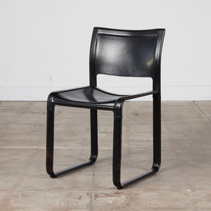Matteo Grassi Leather Side Chair