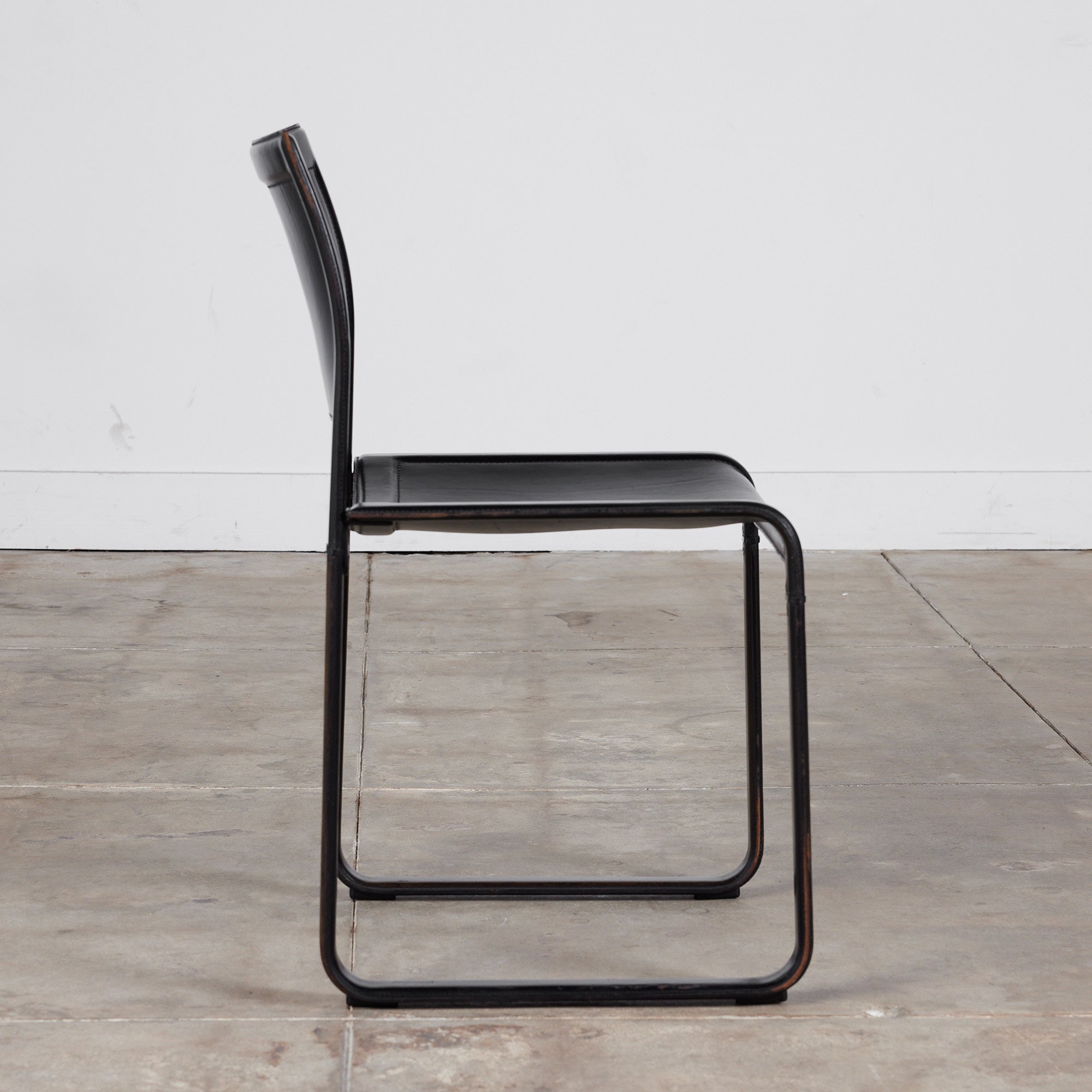 Matteo Grassi Leather Side Chair