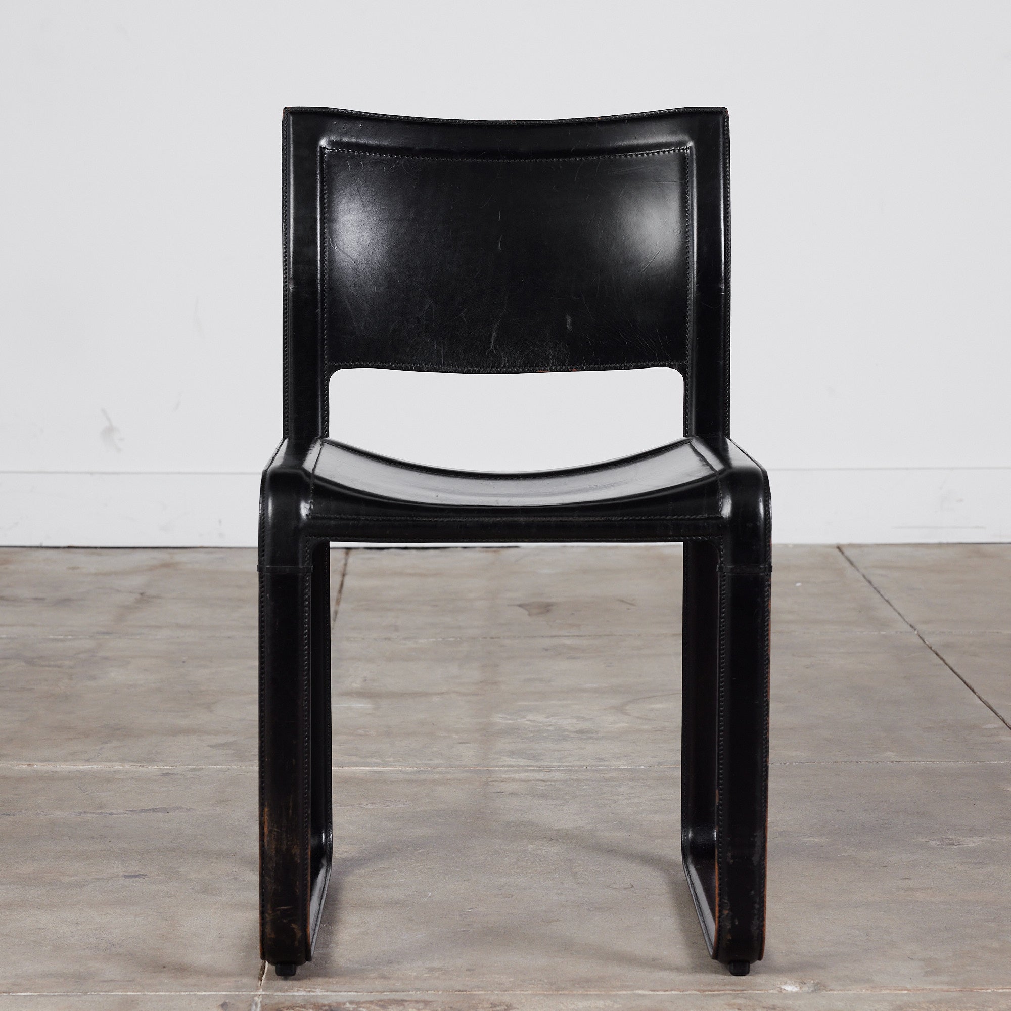 Matteo Grassi Leather Side Chair