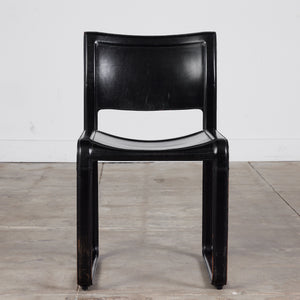 Matteo Grassi Leather Side Chair