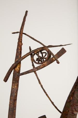 Max Finkelstein “Jacob’s Ladder” Welded Metal Sculpture