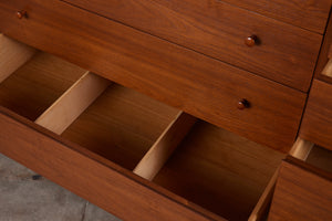 Milo Baughman Travertine Top Dresser for Glenn of California
