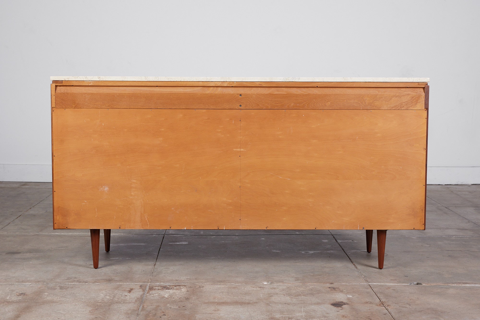 Milo Baughman Travertine Top Dresser for Glenn of California