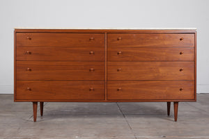 Milo Baughman Travertine Top Dresser for Glenn of California
