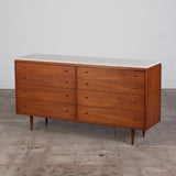Milo Baughman Travertine Top Dresser for Glenn of California