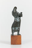 Mother and Child Mounted Sculpture