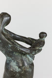 Mother and Child Mounted Sculpture