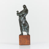 Mother and Child Mounted Sculpture