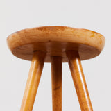 Oak Tripod Milking Stool