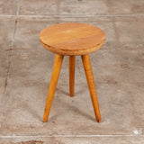 Oak Tripod Milking Stool