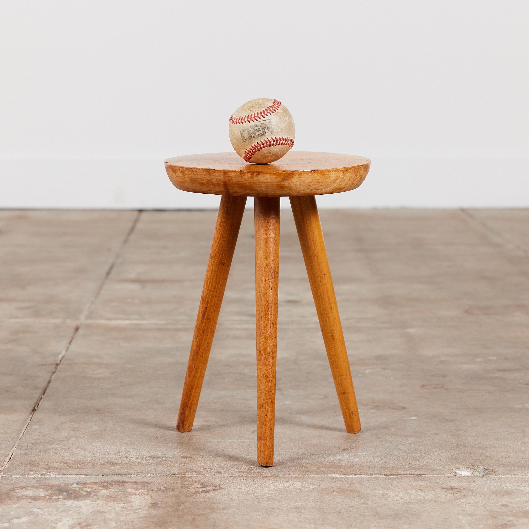 Oak Tripod Milking Stool