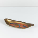 ON HOLD ** Salvador Teran Style Brass and Mosaic Tile Catchall