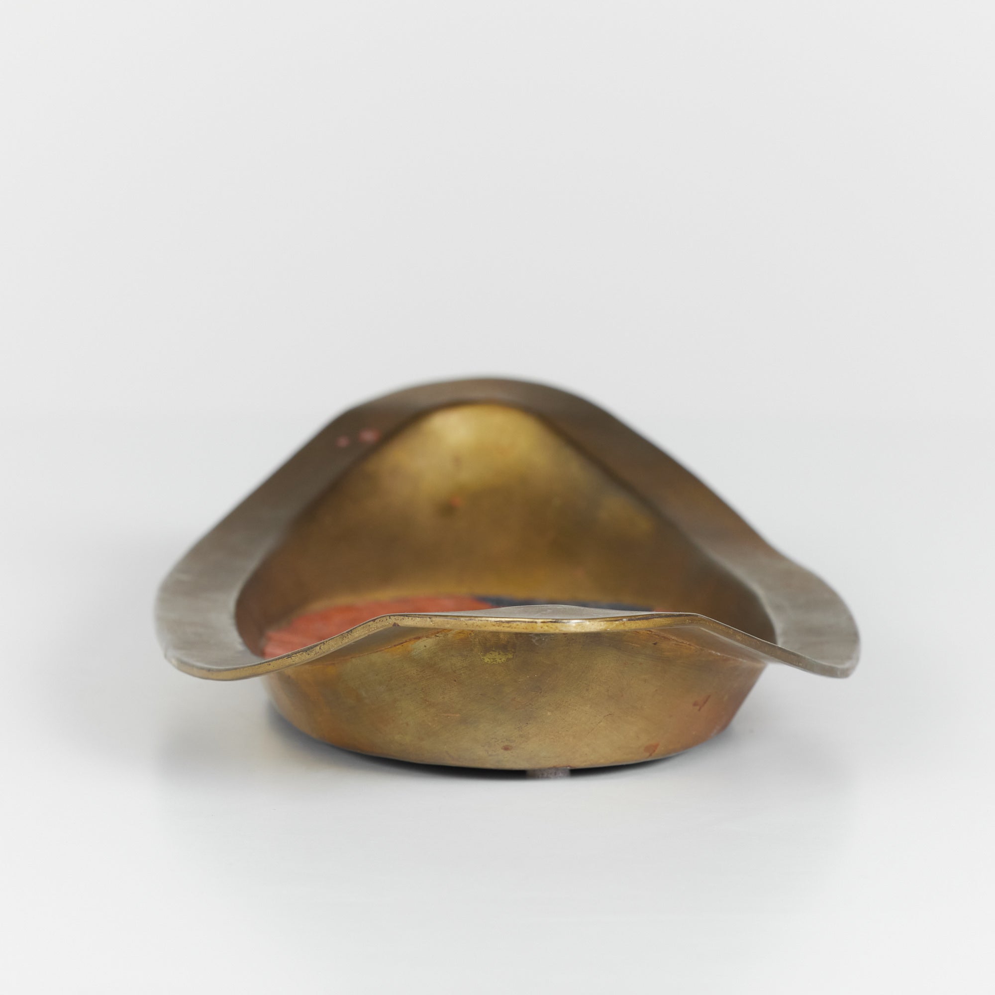 ON HOLD ** Salvador Teran Style Brass and Mosaic Tile Catchall