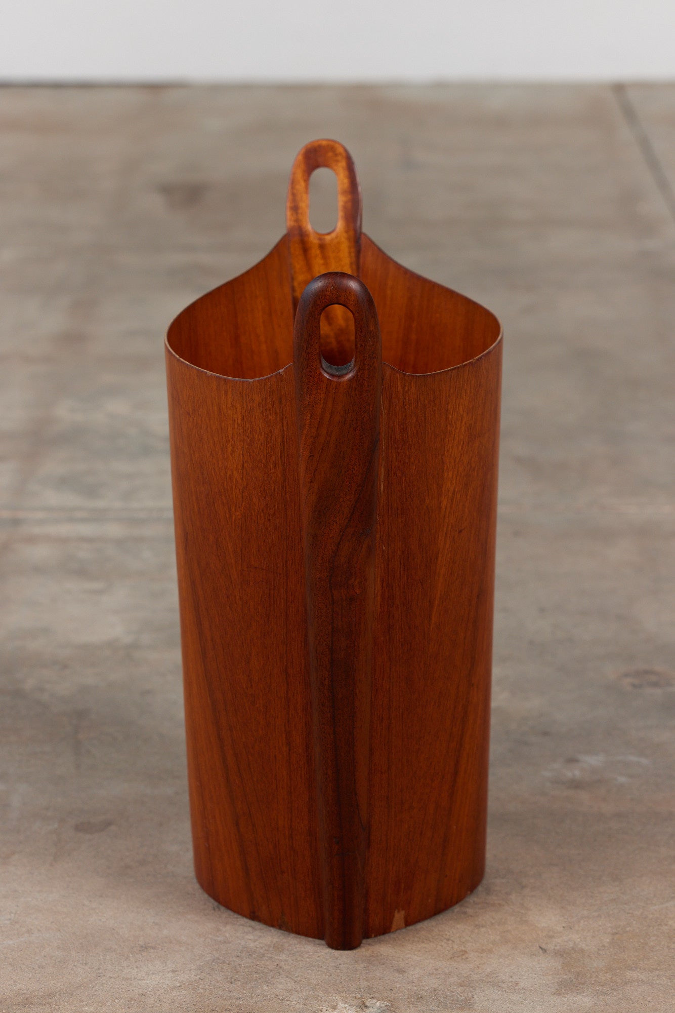 Teak Wastebasket by Einar Barnes for P.S. Heggen