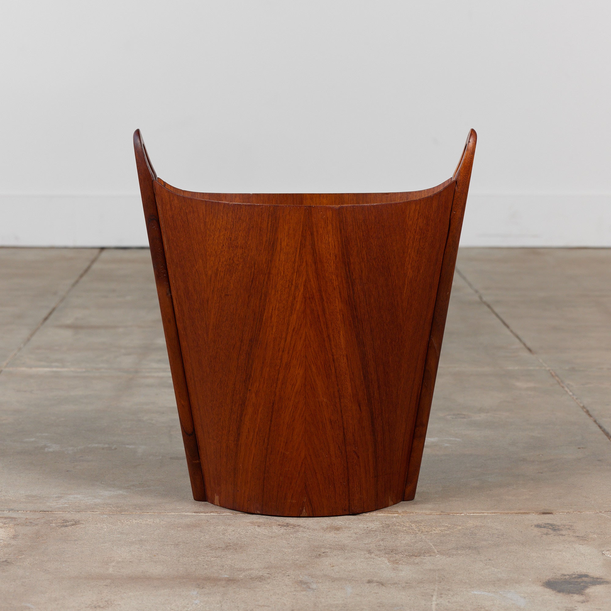 Teak Wastebasket by Einar Barnes for P.S. Heggen