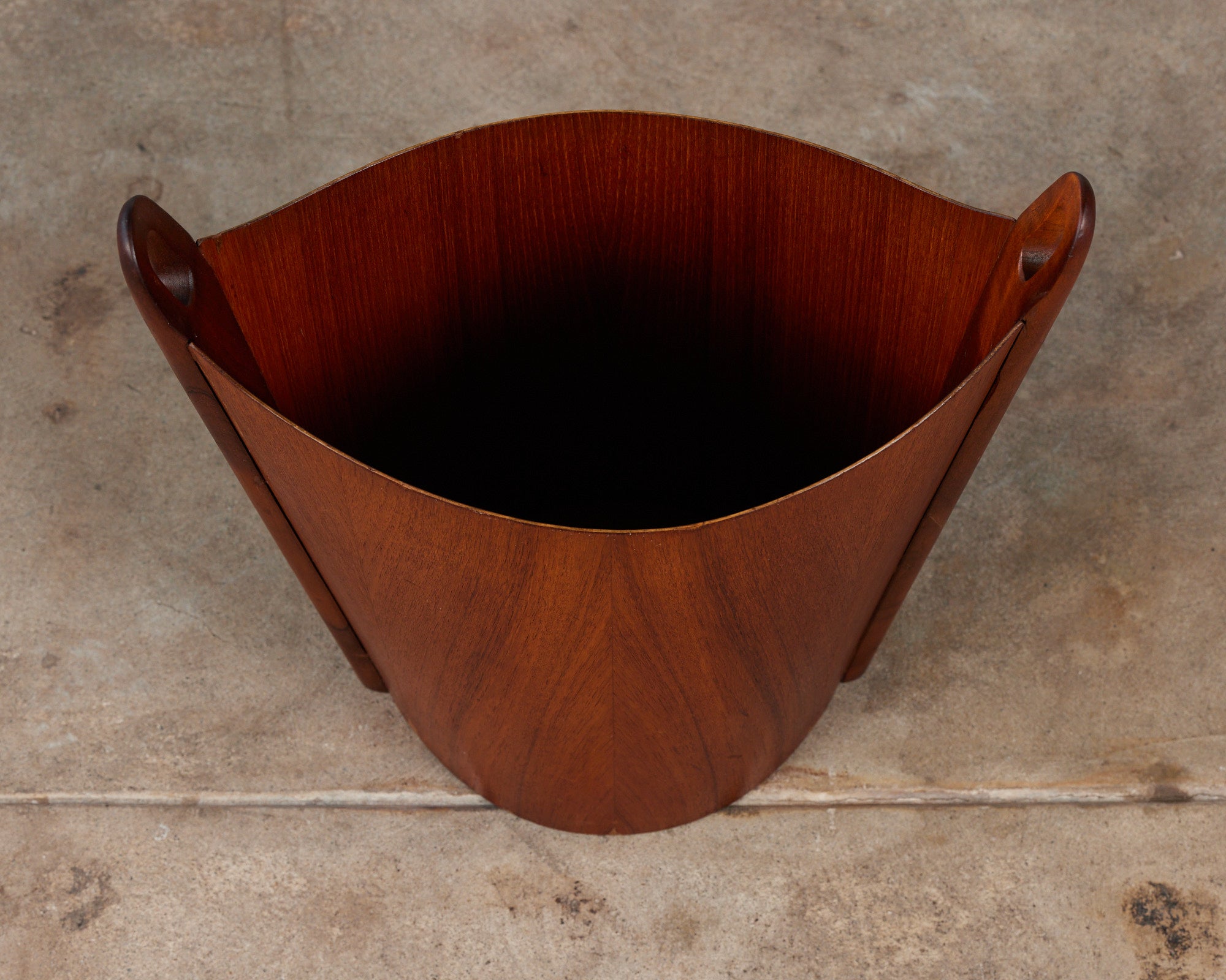 Teak Wastebasket by Einar Barnes for P.S. Heggen