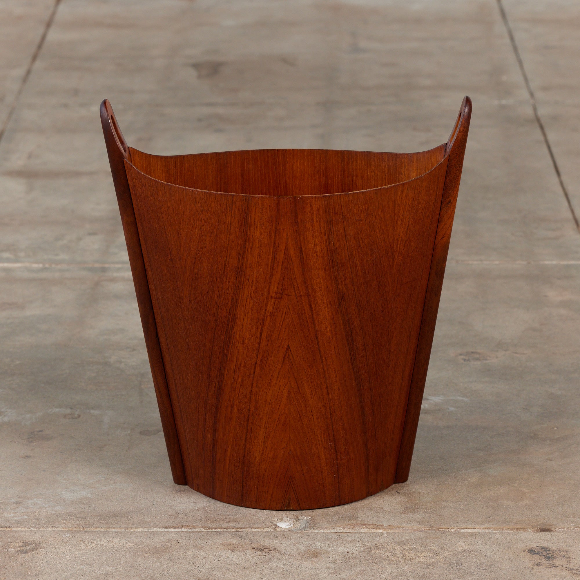 Teak Wastebasket by Einar Barnes for P.S. Heggen