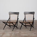 Pair of Maruni Rope Lounge Chairs