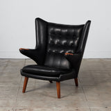 Pair of Hans Wegner "Papa Bear" Lounge Chairs by AP Stolen
