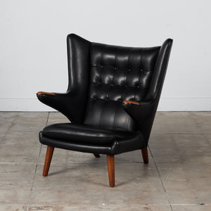 Pair of Hans Wegner "Papa Bear" Lounge Chairs by AP Stolen