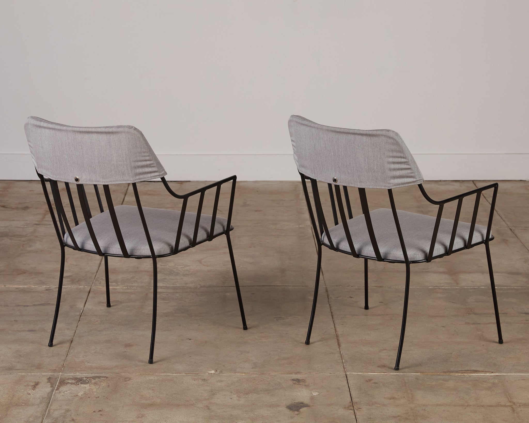 Pair of Paul Laszlo Patio Armchairs for Pacific Iron