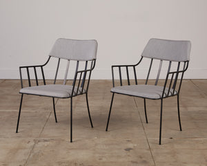 Pair of Paul Laszlo Patio Armchairs for Pacific Iron