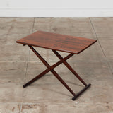 Knud Andersen Rosewood Folding Side Table for Aarhus