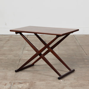 Knud Andersen Rosewood Folding Side Table for Aarhus