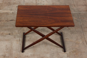 Knud Andersen Rosewood Folding Side Table for Aarhus