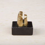 Pietrina Checcacci Cast Bronze Fingers Letter Holder with Granite Base