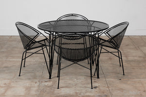 Salterini Four-Seat “Radar” Patio Dining Set by Maurizio Tempestini
