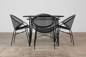 Salterini Four-Seat “Radar” Patio Dining Set by Maurizio Tempestini