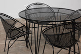 Salterini Four-Seat “Radar” Patio Dining Set by Maurizio Tempestini