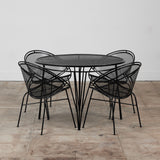 Salterini Four-Seat “Radar” Patio Dining Set by Maurizio Tempestini