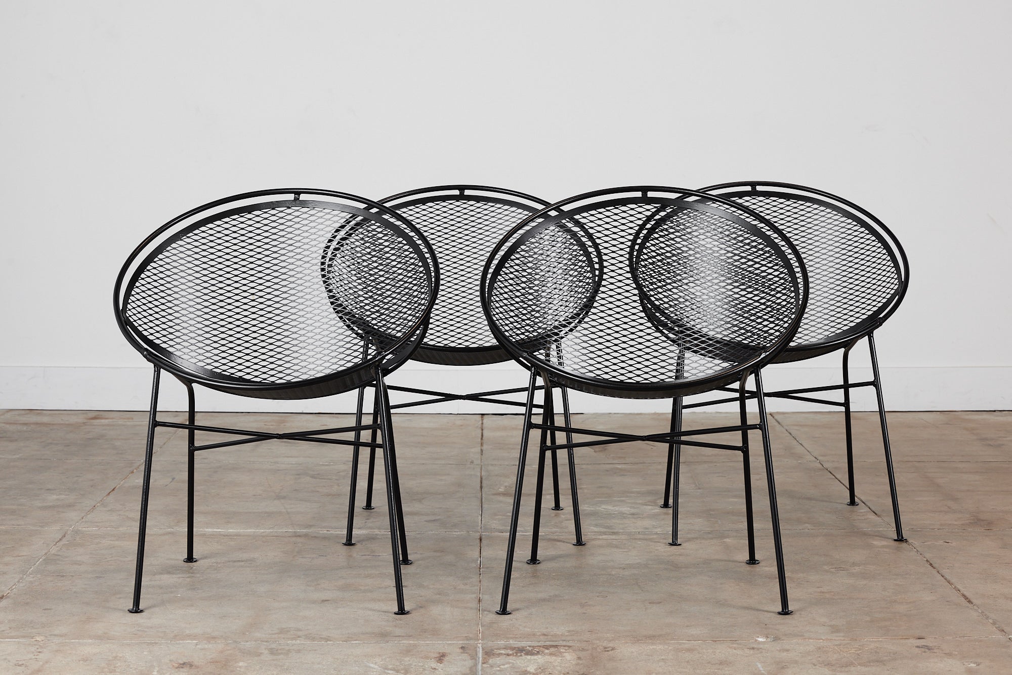 Salterini Four-Seat “Radar” Patio Dining Set by Maurizio Tempestini