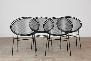 Salterini Four-Seat “Radar” Patio Dining Set by Maurizio Tempestini