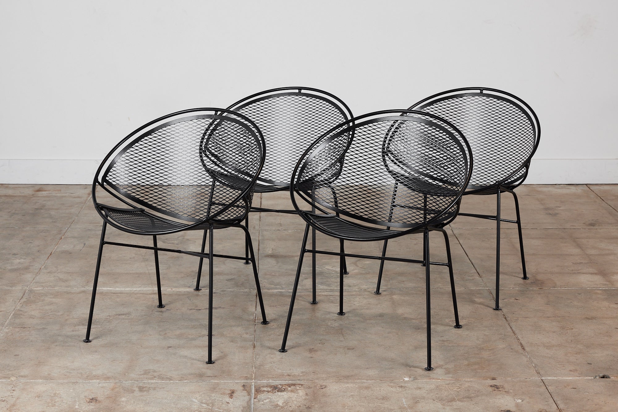 Salterini Four-Seat “Radar” Patio Dining Set by Maurizio Tempestini